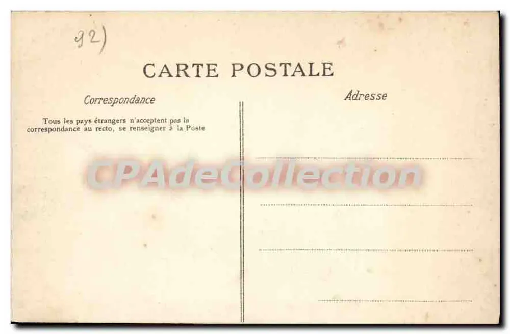 Bellevue — Bassin de l'Avenue Mélanie — C. L. C. - Rückseite