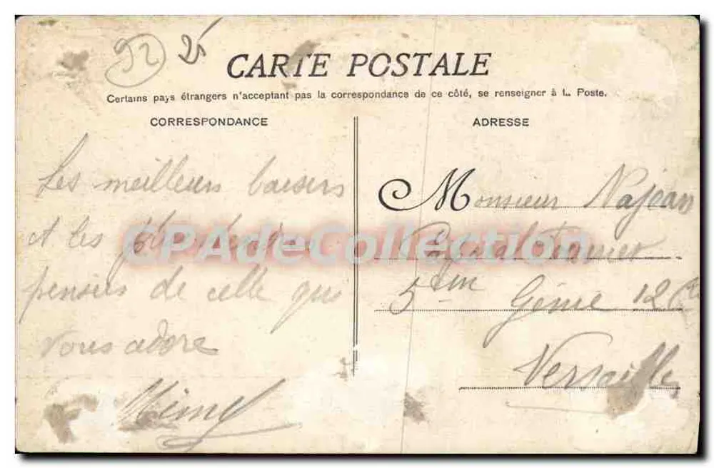 Chaville — Elang de Brise-Miche, künstlerische Ansicht — F. F. Paris, Nr. 40 - Rückseite