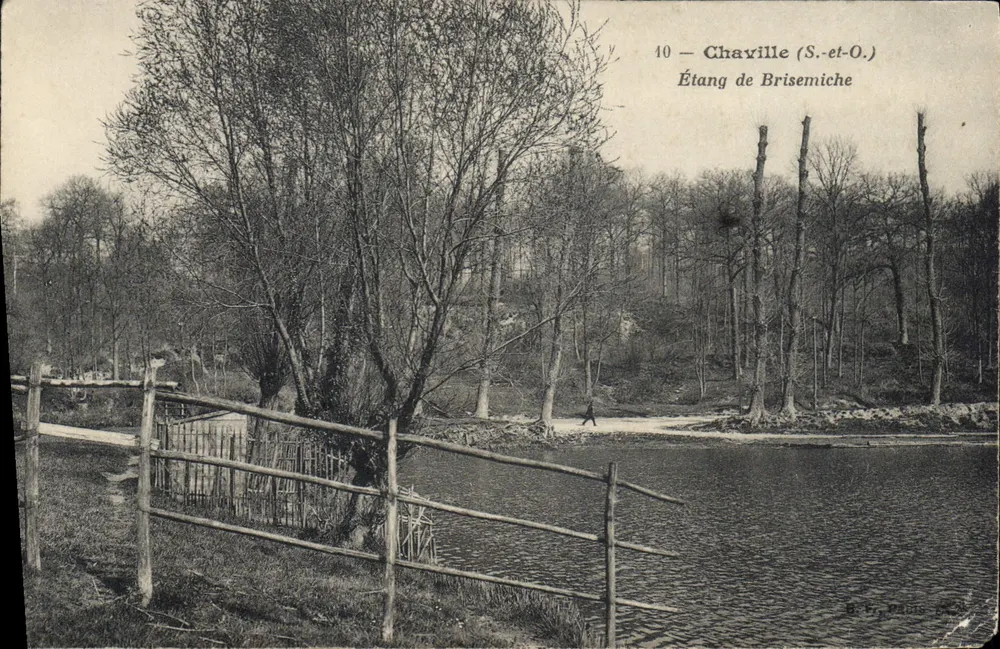 Étang de Brisemiche — Chaville (S.-et-O.) — B. Fr. Paris 56 - Vorderseite