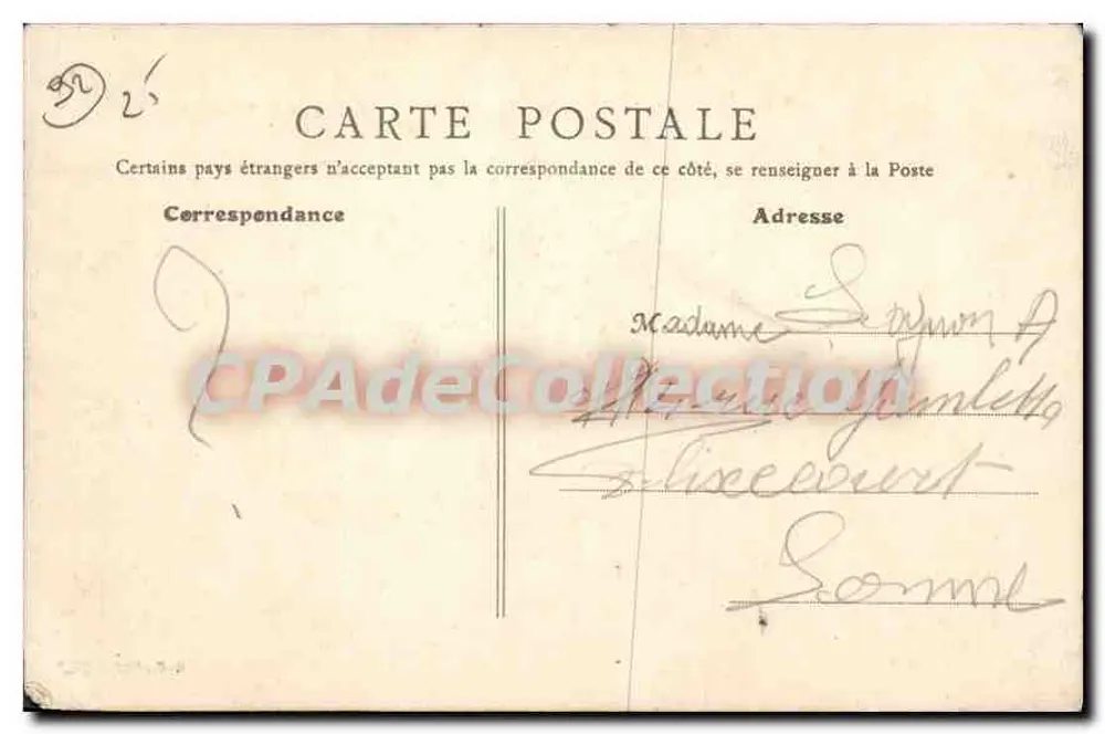 Étang de Brisemiche — Chaville (S.-et-O.) — B. Fr. Paris 56 - Rückseite