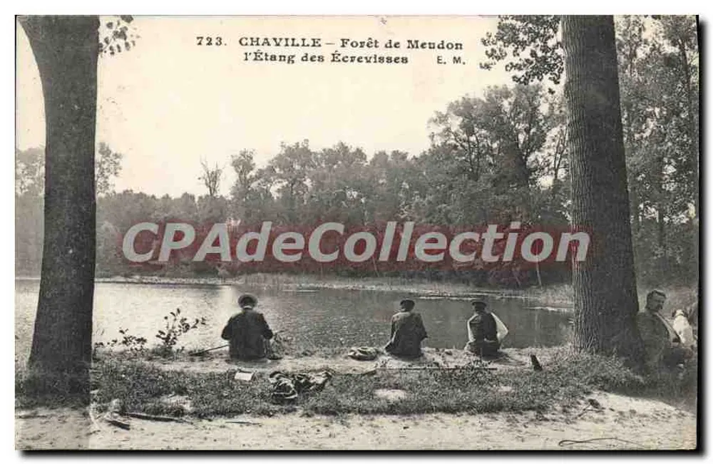 Chaville — Forêt de Meudon, das Krebsenteich — E. M. - Vorderseite