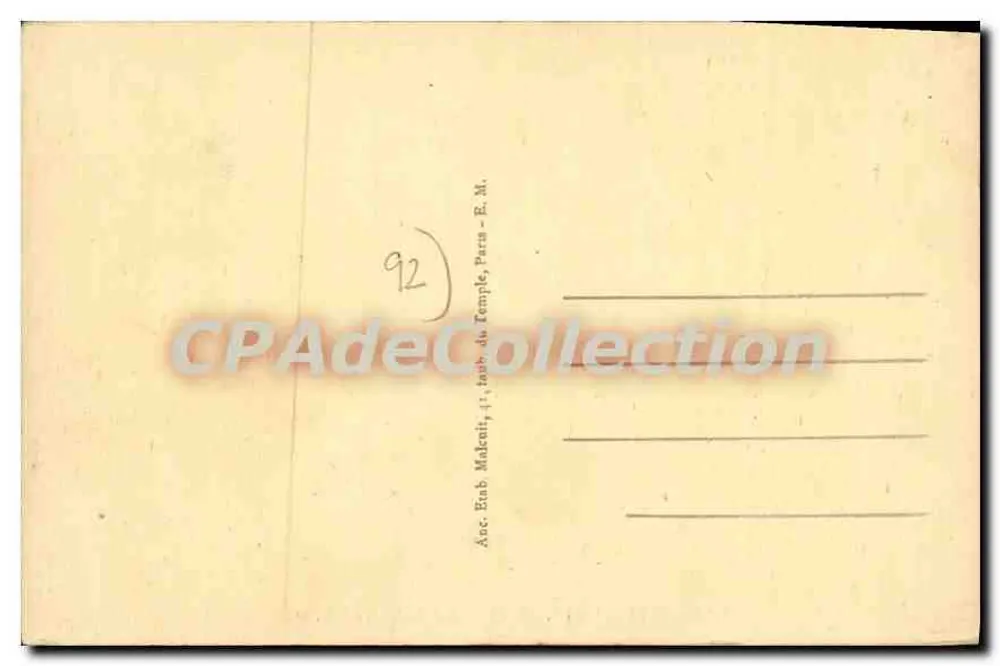 Chaville (S.-et-O.) — La Sablière — E. M. n° 3819 - Verso