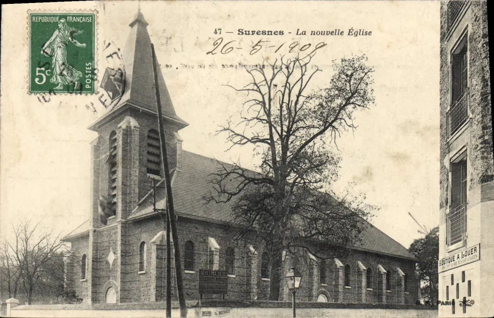 Suresnes - De nieuwe Kerk — 47 — onbekende uitgever - Voorkant