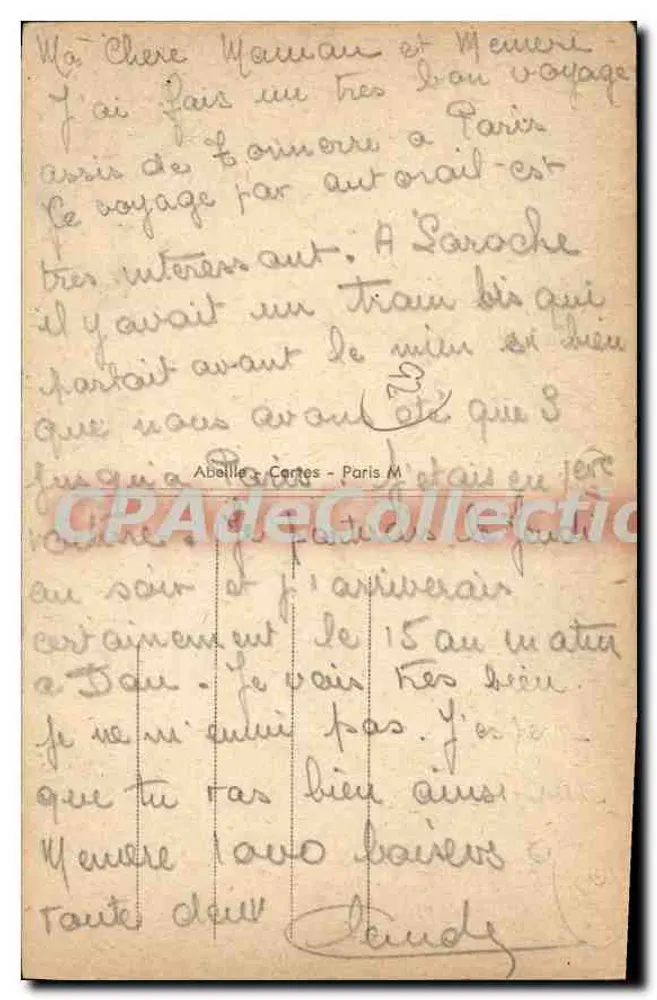 Saint-Cloud — A Caserna — A.C. 44 - Verso