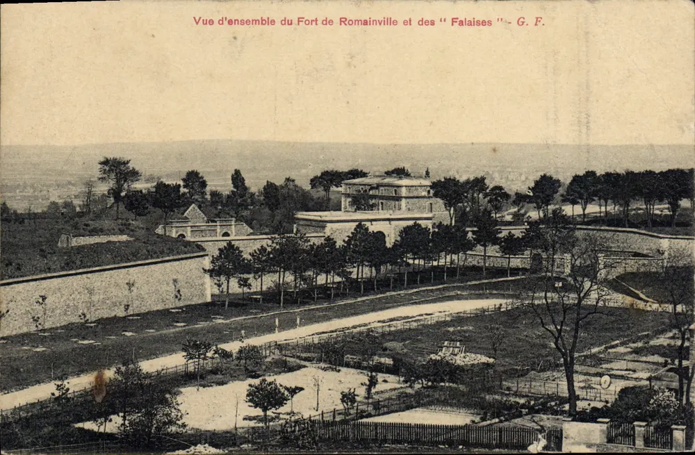 Fort von Romainville und die "Falaises" – G. F. - Vorderseite