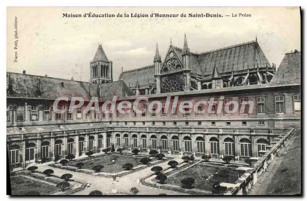Bildungshaus der Ehrenlegion in Saint-Denis — Der Vorplatz — Verlag Pierre Pout - Vorderseite