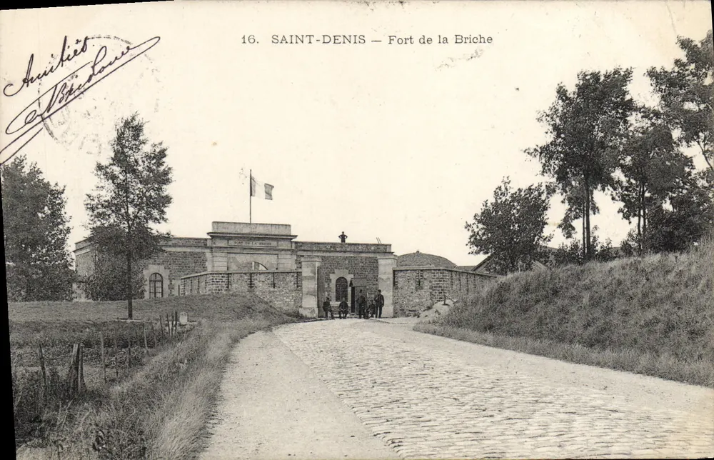 Saint-Denis — Fort de la Briche — editor Ancelet & Louis - Frente