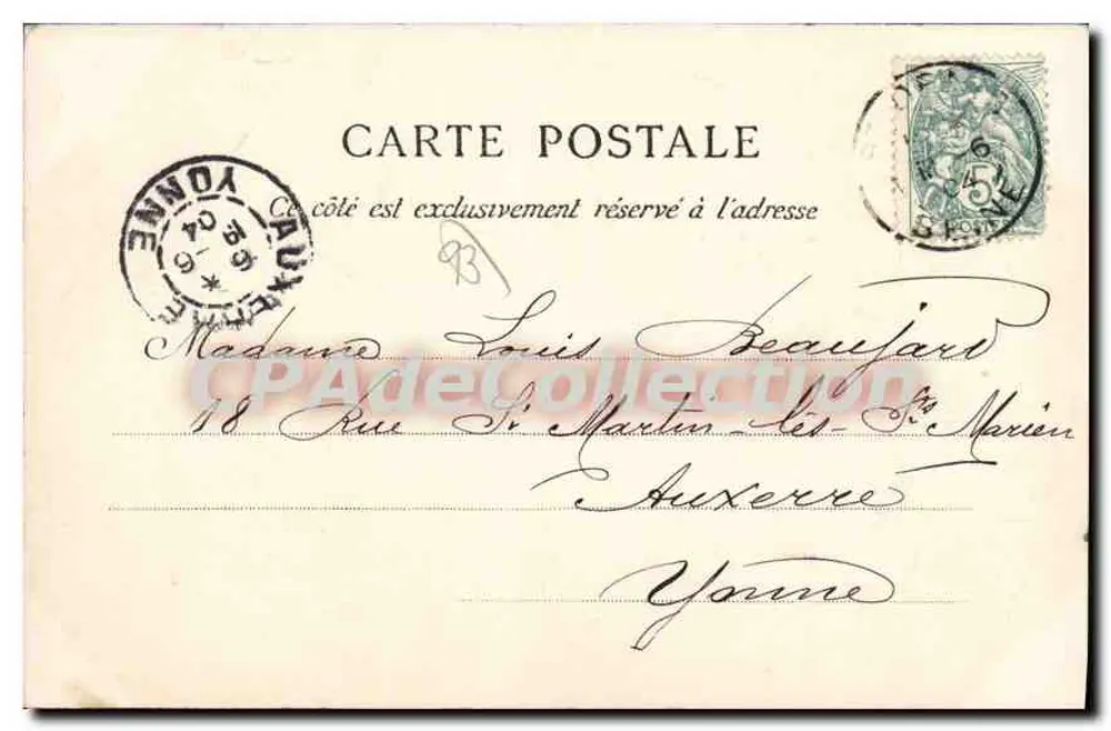 Saint-Denis — Fort de la Briche — editor Ancelet & Louis - Verso
