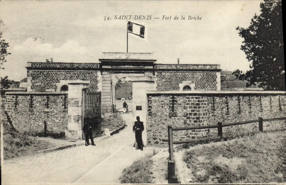 Saint-Denis — Forte de La Briche — editor desconhecido, n° 54 - Frente