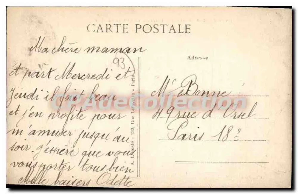 Livry-Gargan (S.-et-O.) — Wohnsitz der Madame de Sévigné - Rückseite