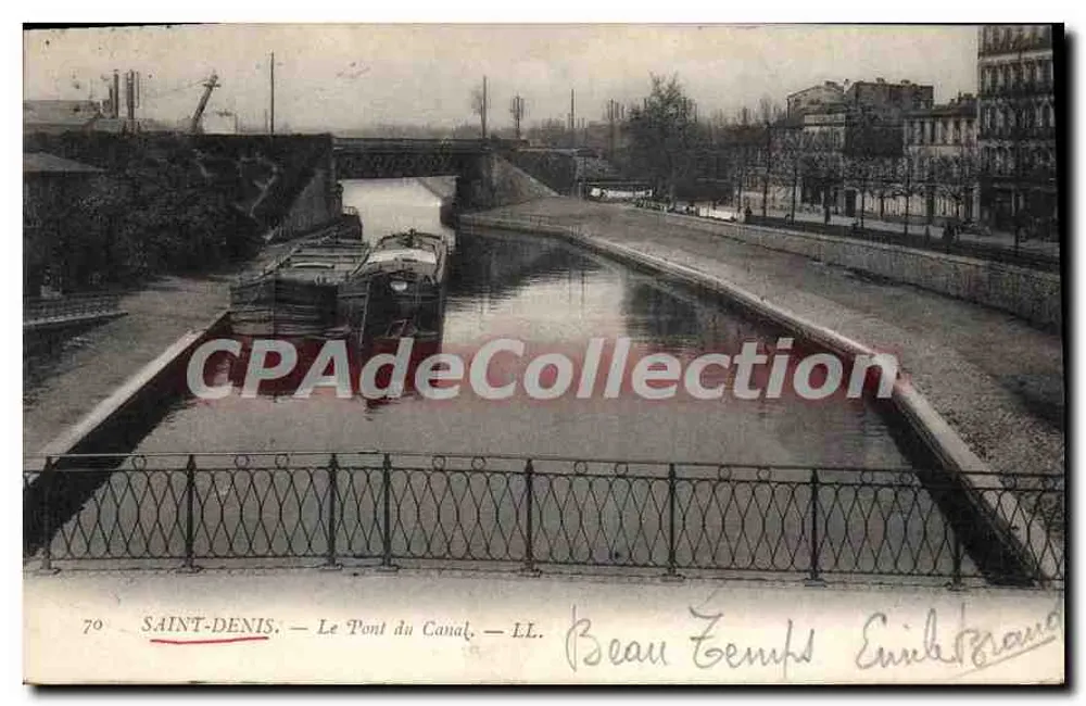 SAINT-DENIS — O Ponte do Canal — Editor LL - Frente