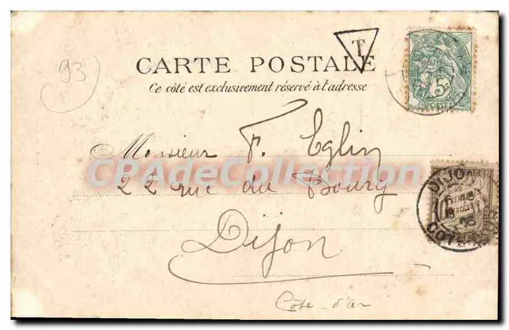 Les Lilas — Kościół — A et Cie, Paris - Rewers