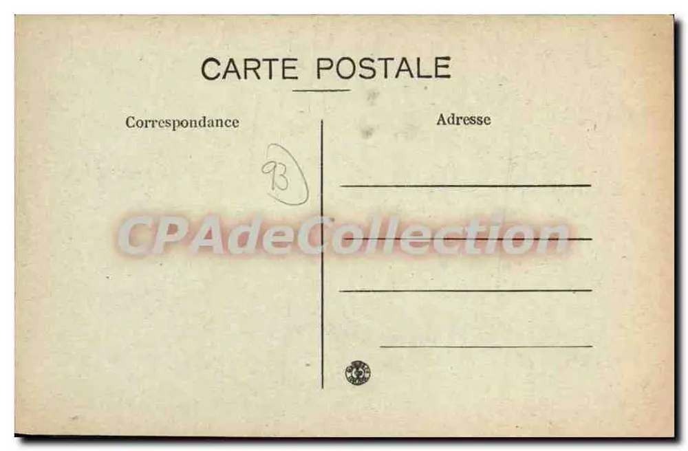 Saint-Denis — O Teatro e o Passeio Público — J. F. - Verso