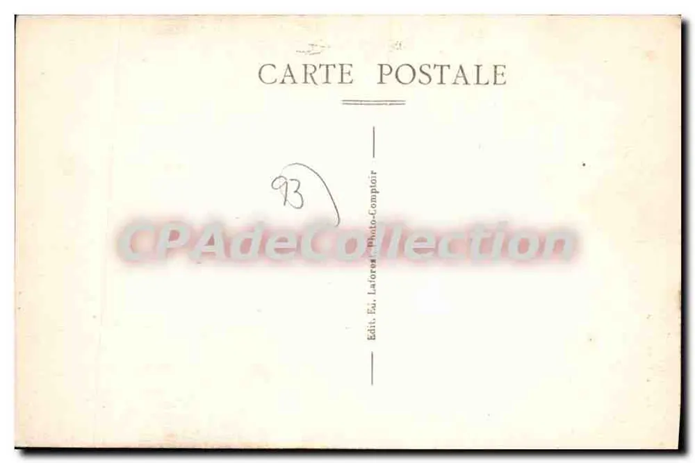 Kerk van Notre-Dame — Le Raincy S.-et-O. — Ed. Lafores, Comploir - Achterkant