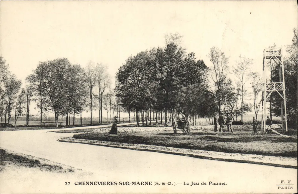 Chenneviers-sur-Marne — Das Spiel des Paumes — F.F. Paris - Vorderseite