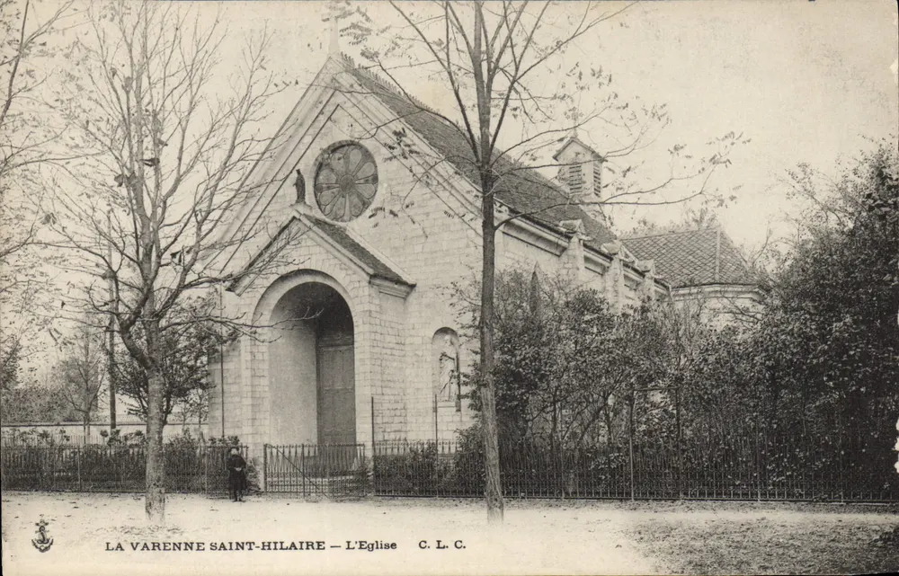 La Varenne-Saint-Hilaire — Die Kirche — C.L.C. - Vorderseite