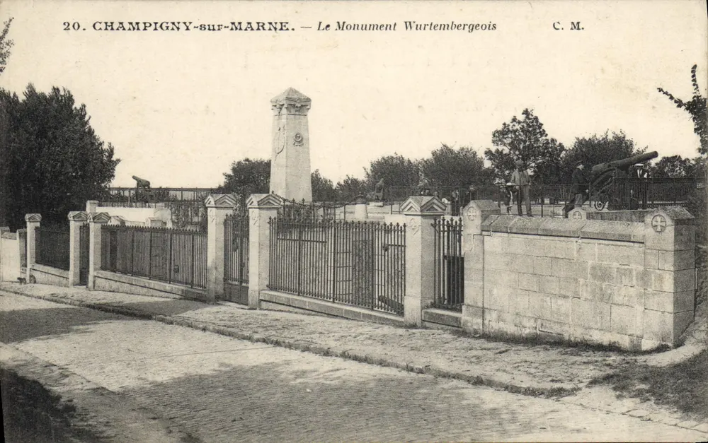 Champigny-sur-Marne — Das Wurlembergeois-Monument — Künstlerische Ausgabe C. M. - Vorderseite