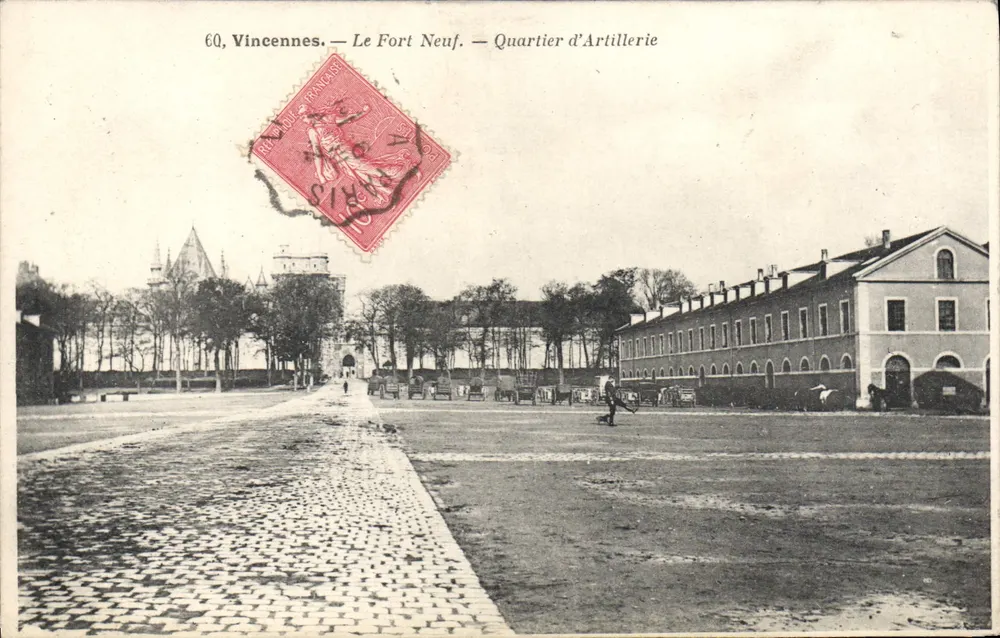 Vincennes — Fort Neuf — Artillerieviertel — F. Pouyderat, Verleger - Vorderseite