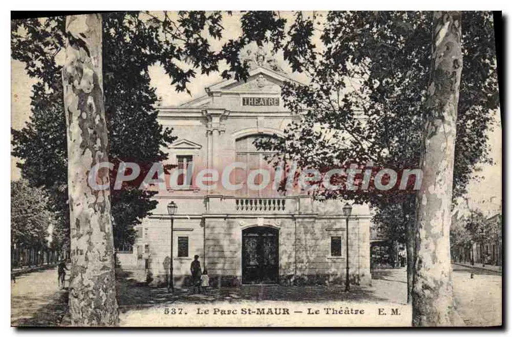 O Parque St-MAUR — O Teatro — E. M. - Frente