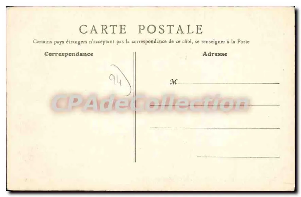 Der Tour de Marne — Der Marne bei Chennevières — Die Insel der Liebe — Restaurant der Insel - Rückseite