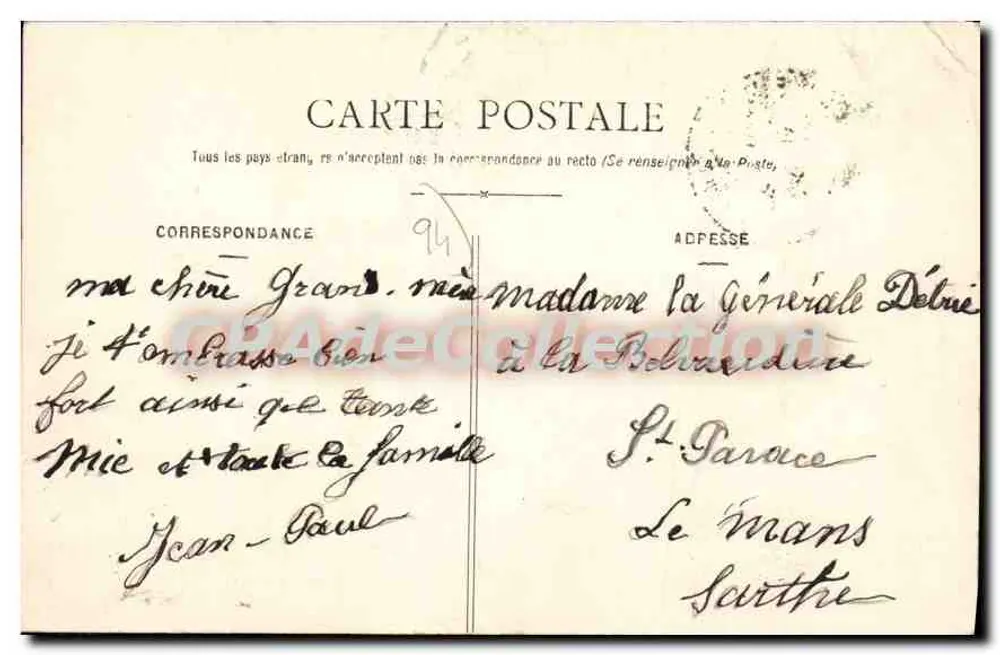 Le Perreux — A Igreja — E. Faciolle, fot.-edit., Le Perreux - Verso