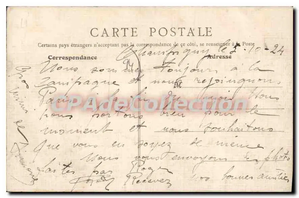 La Varenne-Saint-Hilaire — Quai de La Varenne — Antike Ansichtskarte - Rückseite