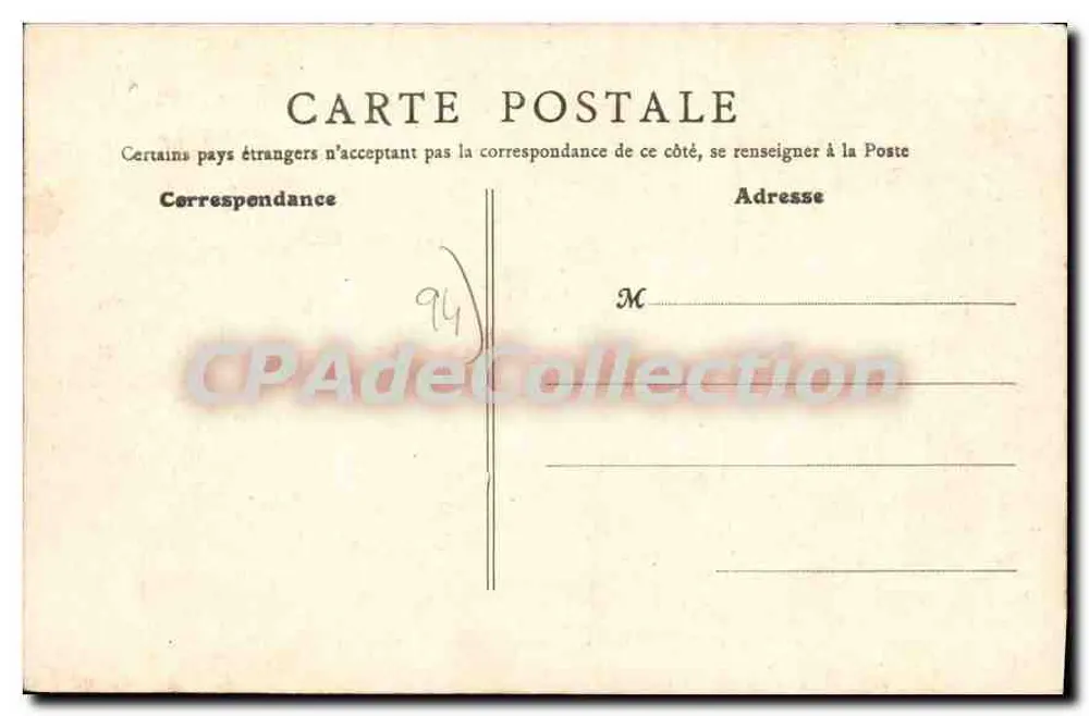 Tour des Marne — Von Champigny nach Chennevières — B.F. Paris, Nr. 13 - Rückseite