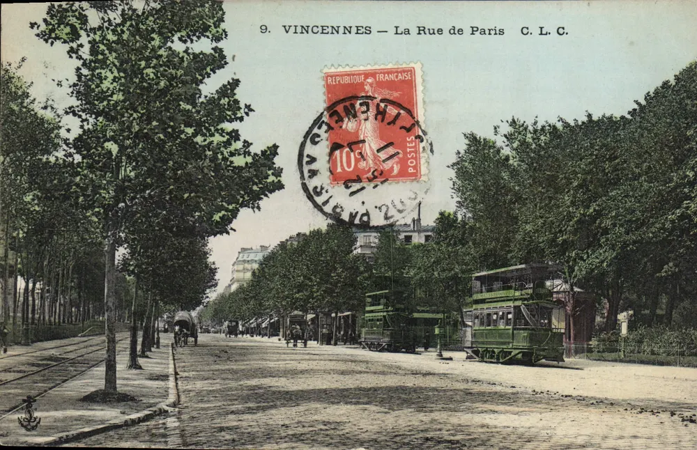 Vincennes — A Rue de Paris — C. L. C. - Frente