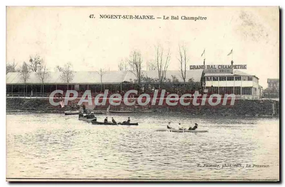 Nogent-sur-Marne — O Balé Campestre — N. Fustolle, fot. - édit., La Perreux - Frente