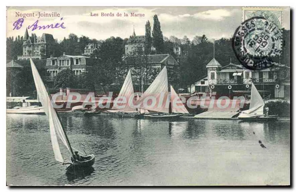 Nogent-Joinville — Los bordes de la Marne — Edición Trianon 1657 - Anverso