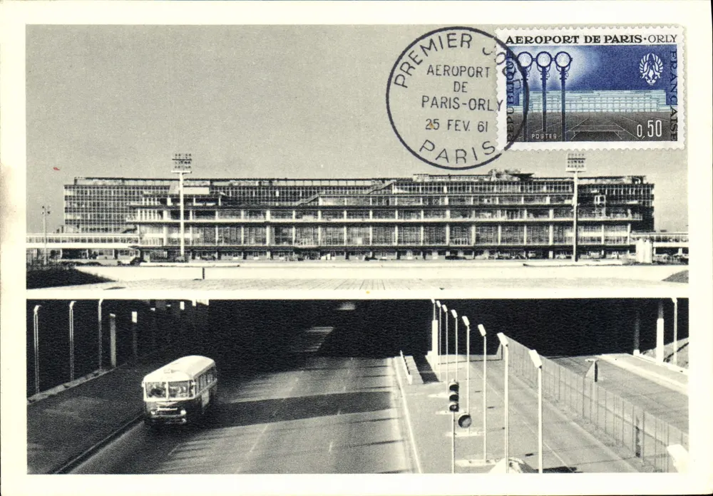 Flughafen Paris-Orly — Südseite — Les Maximaphiles Français - Vorderseite