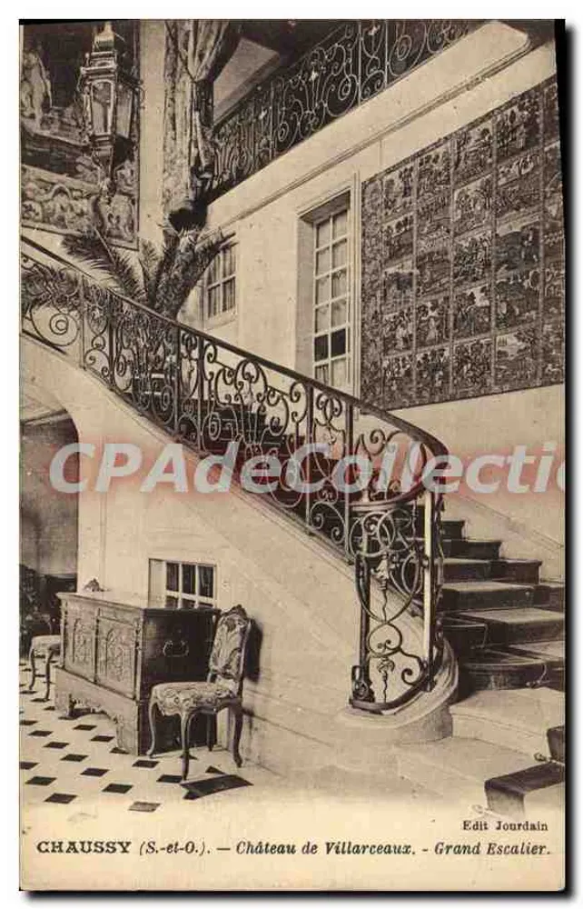 Château de Villarceaux — Großer Treppenaufgang — Edit Jourdain - Vorderseite
