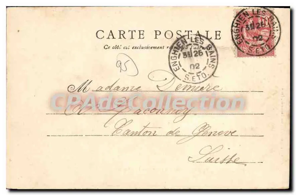 Enghièn-les-Bains (Seine-&-Oise) — Os banhos — F. Poutybeat, Paris, n°9 - Verso