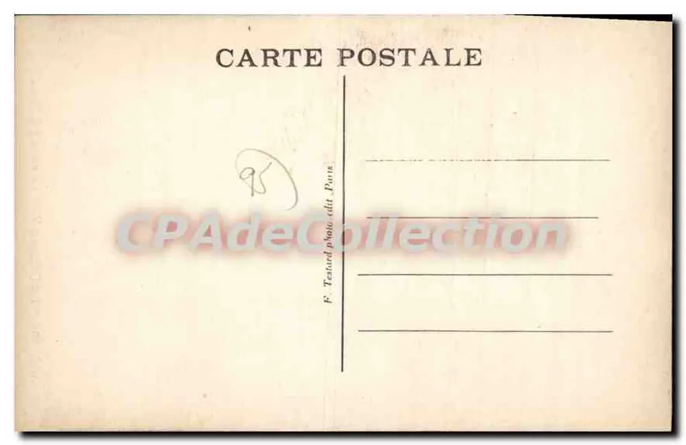 Montmorency — Ansicht des « Petit Salève » — F. Tenard photo Verlag Paris - Rückseite