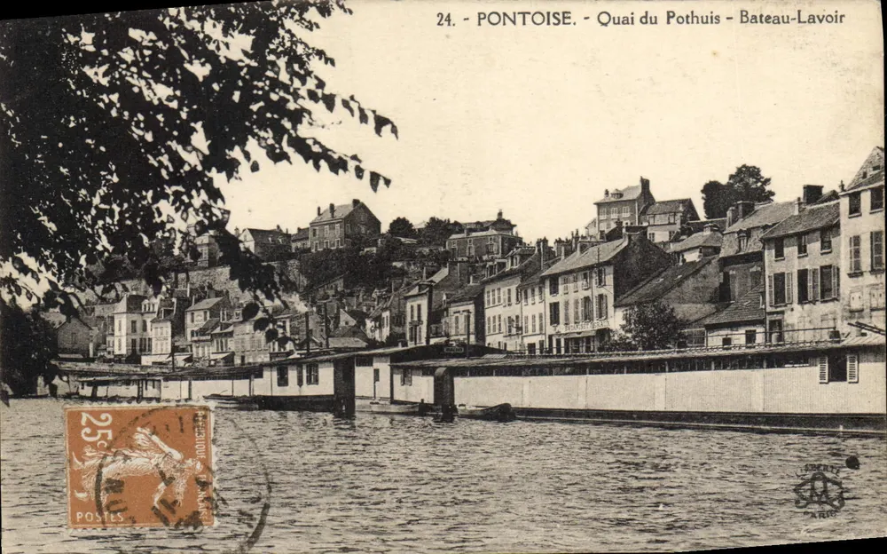 Pontoise - Quai du Pothuis - Bateau-Lavoir - Vorderseite