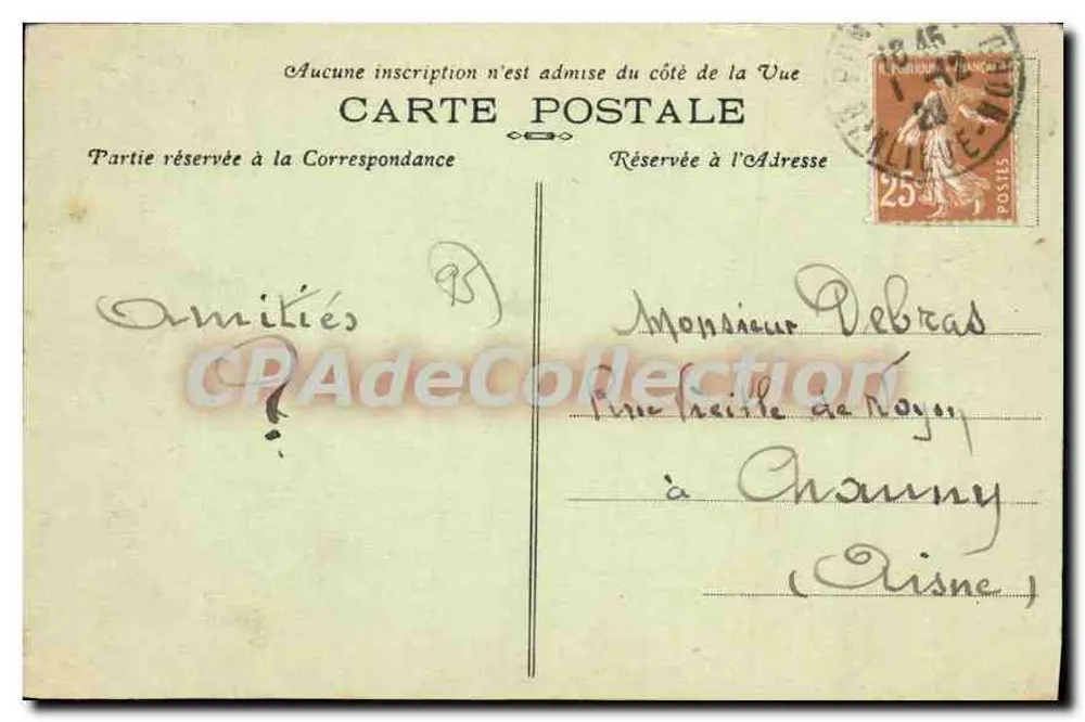 O Curé de Pontoise — Imp. Seyès, Pontoise - Verso