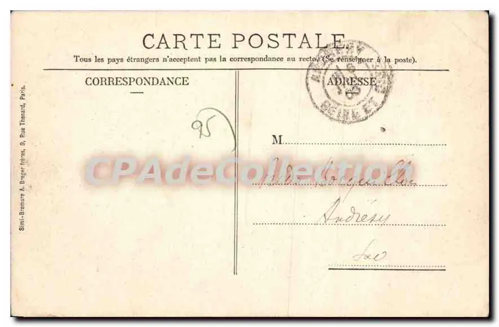 Magny en Vexin - Der Stadtpark — Pichery, Tabakgeschäft, Magny en Vexin - Rückseite