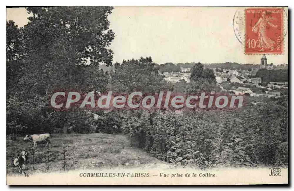 Cormeilles-en-Paris — Ansicht von der Höhe — JND. N°14 - Vorderseite