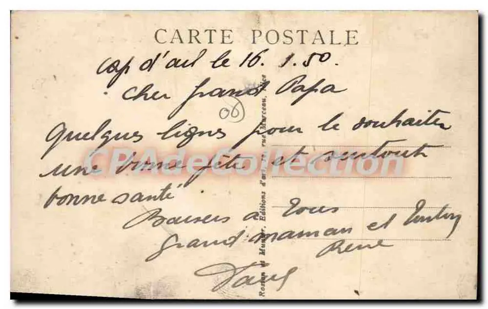 मोनाको - रैविन और सेंट-डेवोटे चर्च — RM, नंबर 134 - पीछे