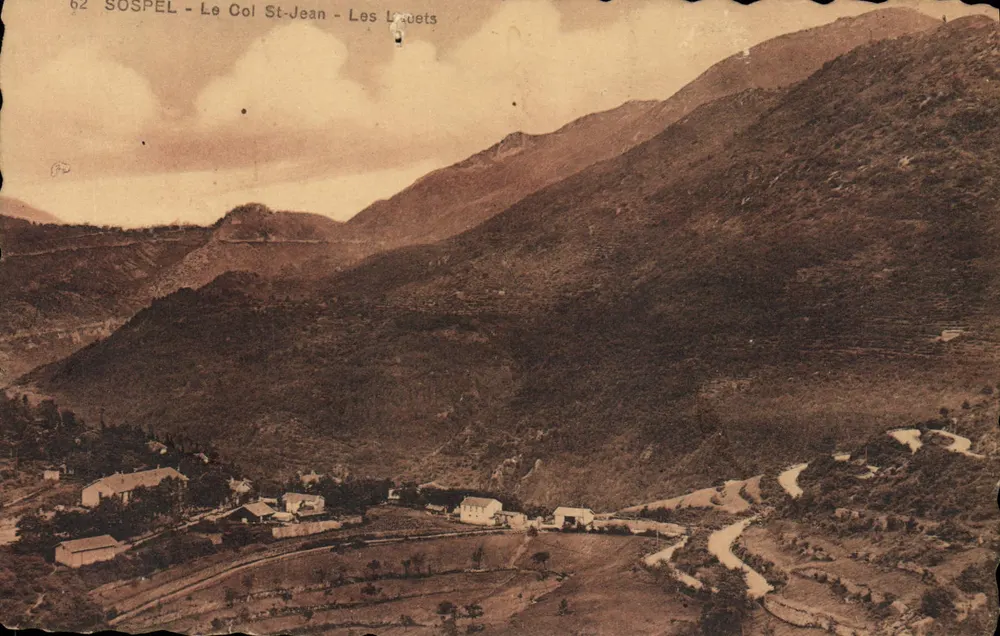 Sospel - Le Col Saint-Jean - Les Laxets — Editor Mère, Tihues, Sospel - Frente