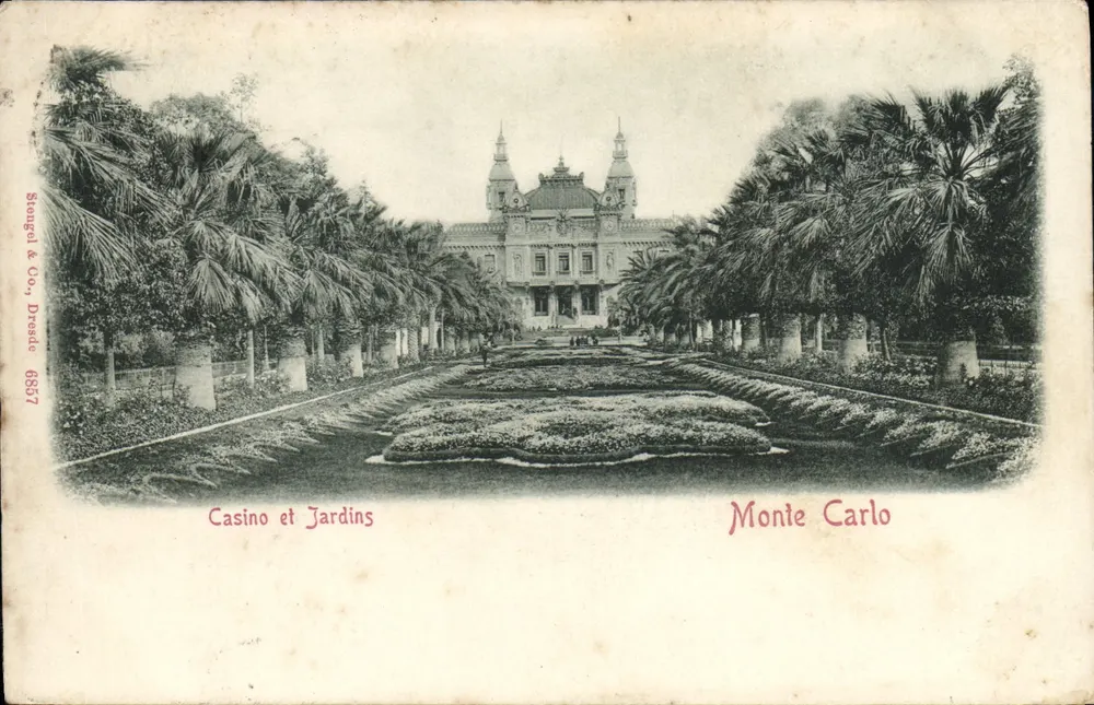 Casino und Gärten — Monte Carlo — Stongal & Co., Dresden, Nr. 6657 - Vorderseite