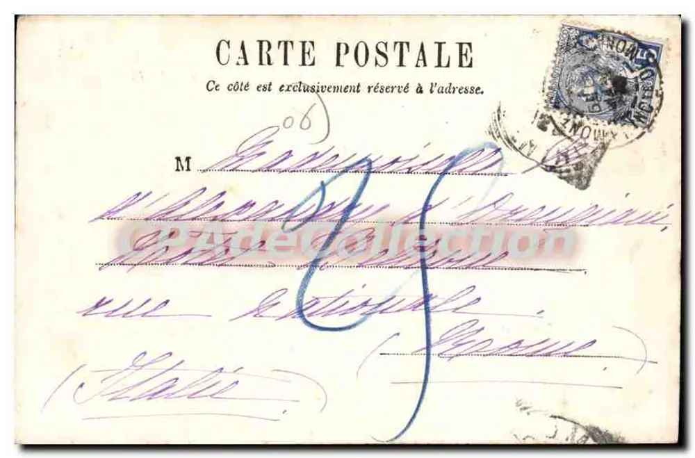 Casino und Gärten — Monte Carlo — Stongal & Co., Dresden, Nr. 6657 - Rückseite