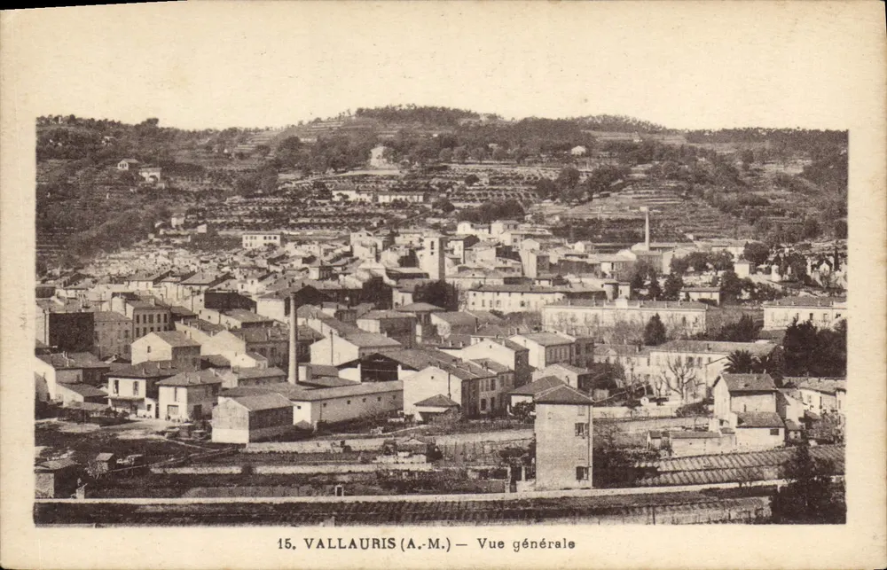 Vallauris (A.M.) — Vue générale — Munier, Éditeur d'Art, Nice - Frente