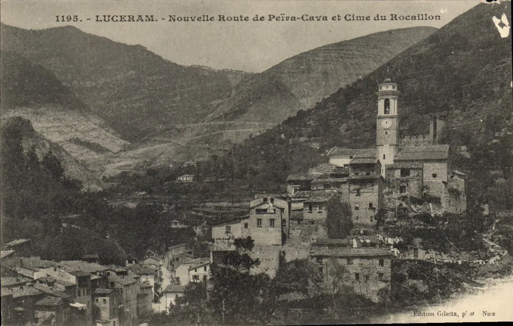 Luceram - Neue Route von Peïra-Cava und Gipfel des Rocaillon — Edition Gileitta, p'ot Nice - Vorderseite