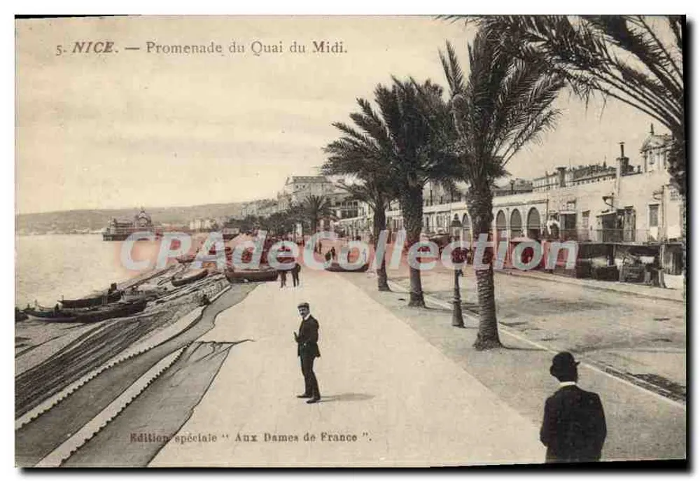 Nice — A Promenade do Quai du Midi — Edição especial 'Aux Dames de France' - Frente