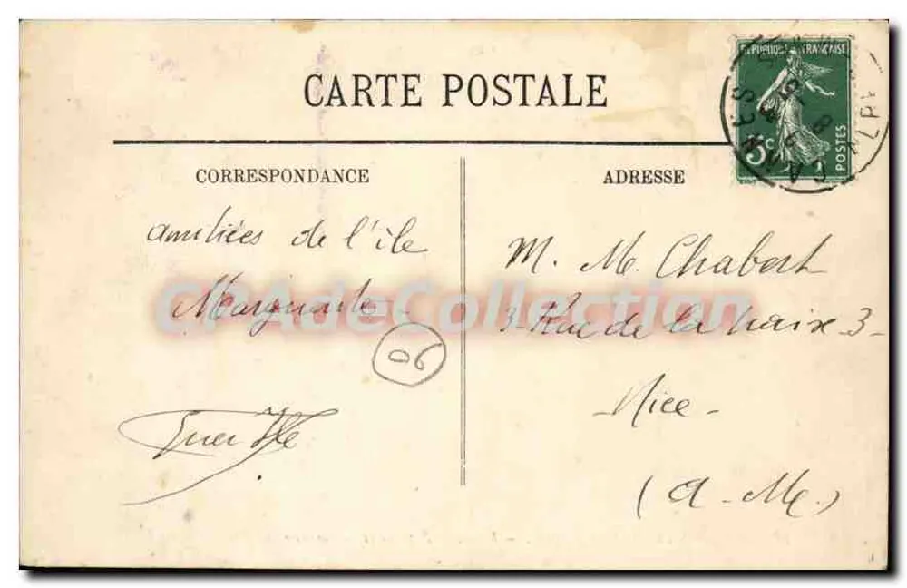 Insel Sainte-Marguerite — Gefängnis Bazaine und die Terrasse — LL - Rückseite