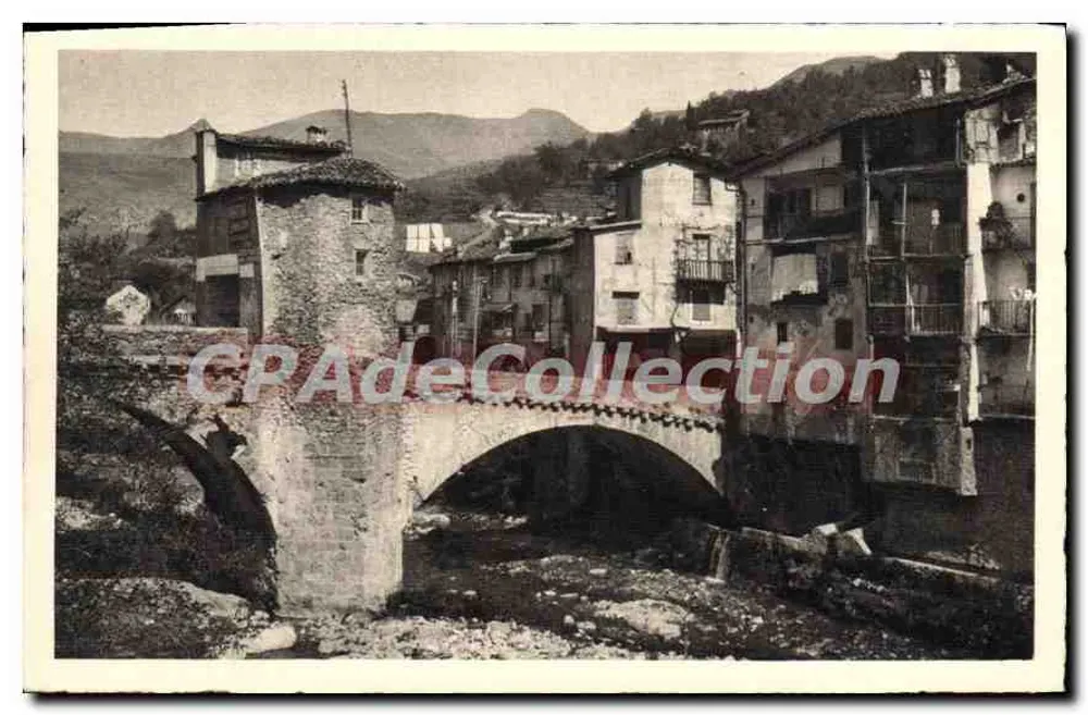 Sospel — Mittelalterlicher alter Brücke — Braun & Cie, Imp.-Édit. Mulhouse-Dornach - Vorderseite