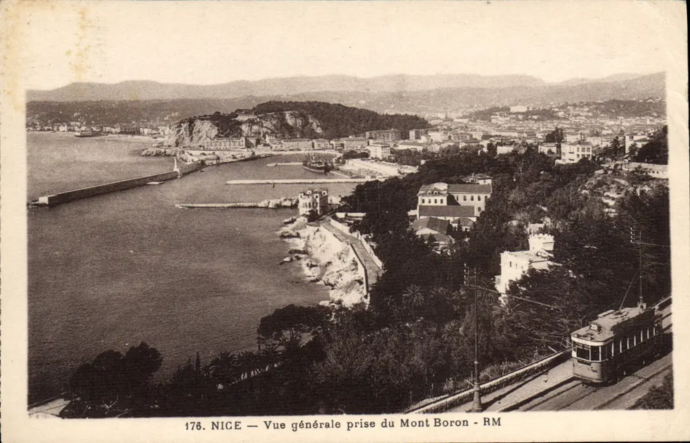 NICE — Vista geral tirada do Monte Boron — RM - Frente