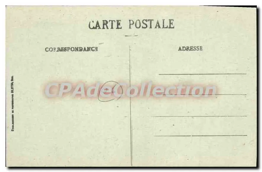 CANNES - Boulevard e Bains de la Croisette — Éditeur : Barba & Cie, n° 412 - Verso