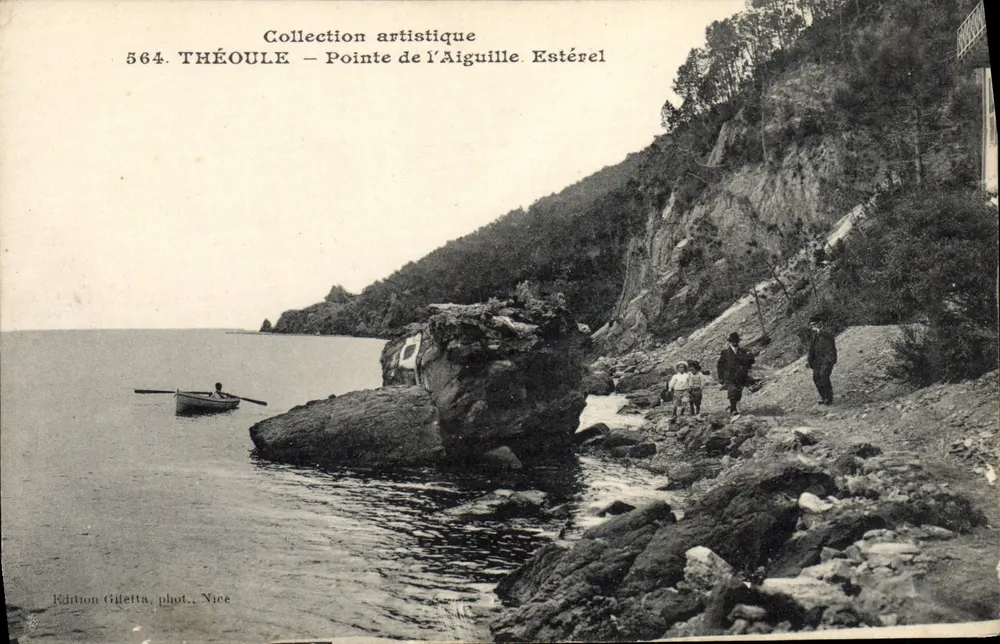 Théoule — Ponta da Agulha, Estérel — Edição Gifletta, Nice, n° 564 - Frente